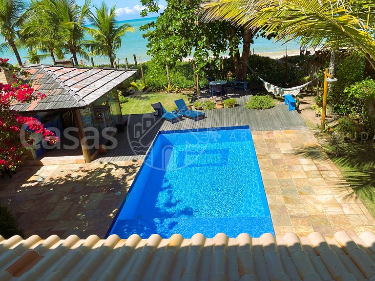 Casa Água de Coco - Piscina exclusiva à beira-mar