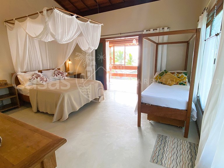 Casa Água de Coco - Piscina exclusiva à beira-mar