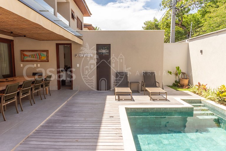 Casa Cocar - Piscina exclusiva em condomínio próximo à praia
