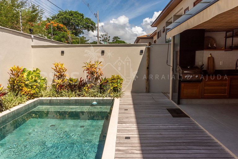 Casa Cocar - Piscina exclusiva em condomínio próximo à praia