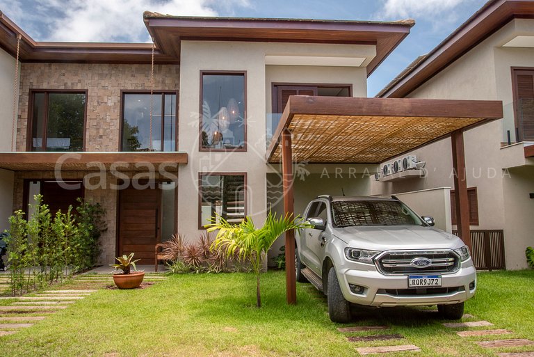 Casa Cocar - Piscina exclusiva em condomínio próximo à praia