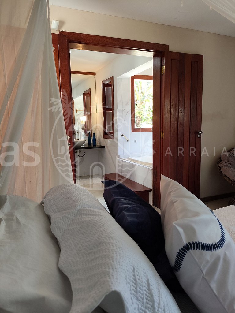 Casa Cacau - Pertinho da praia com piscina e churrasqueira