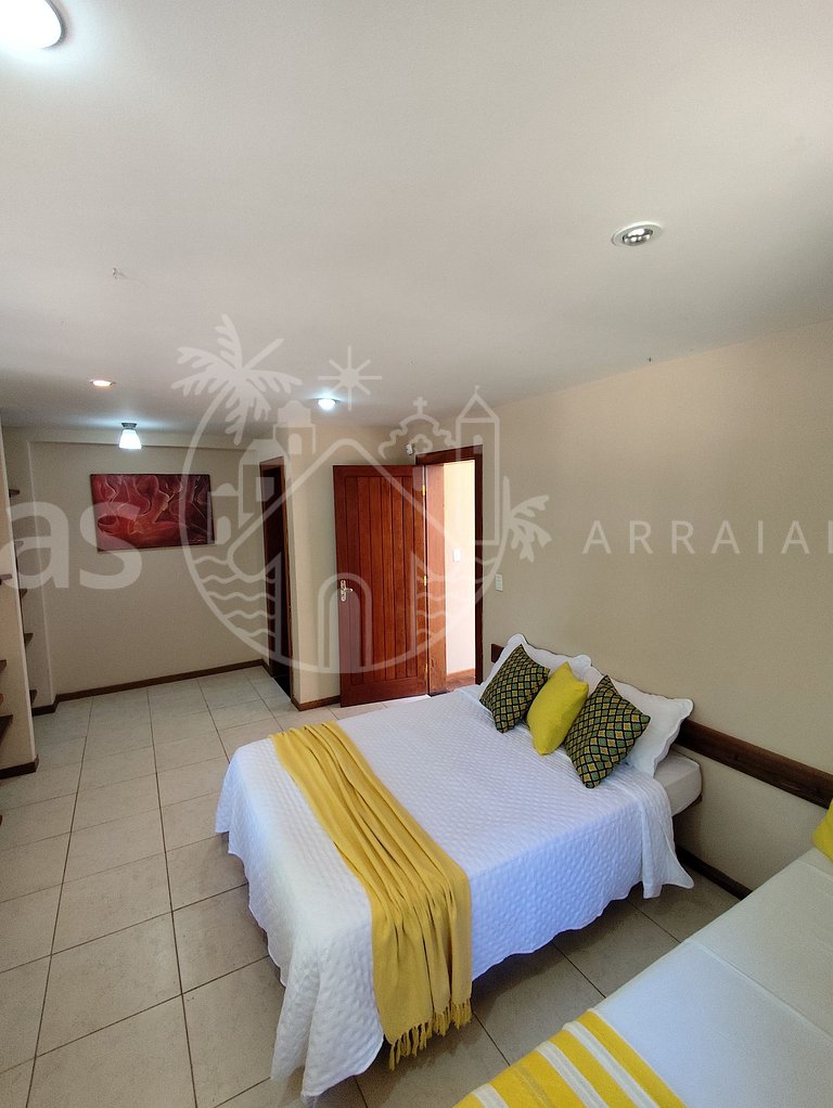 Casa Cacau - Pertinho da praia com piscina e churrasqueira
