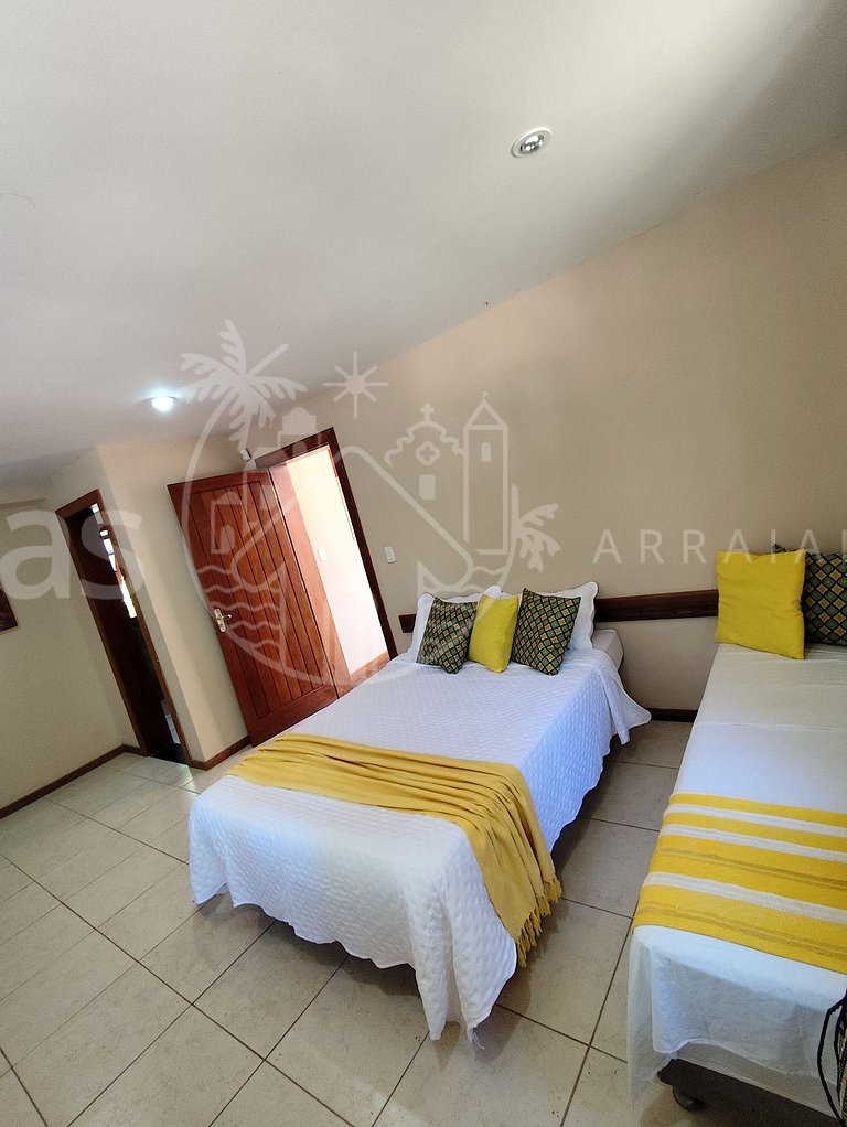 Casa Cacau - Pertinho da praia com piscina e churrasqueira