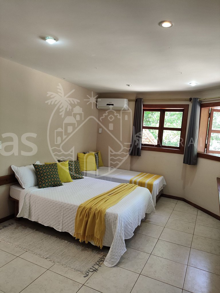 Casa Cacau - Pertinho da praia com piscina e churrasqueira