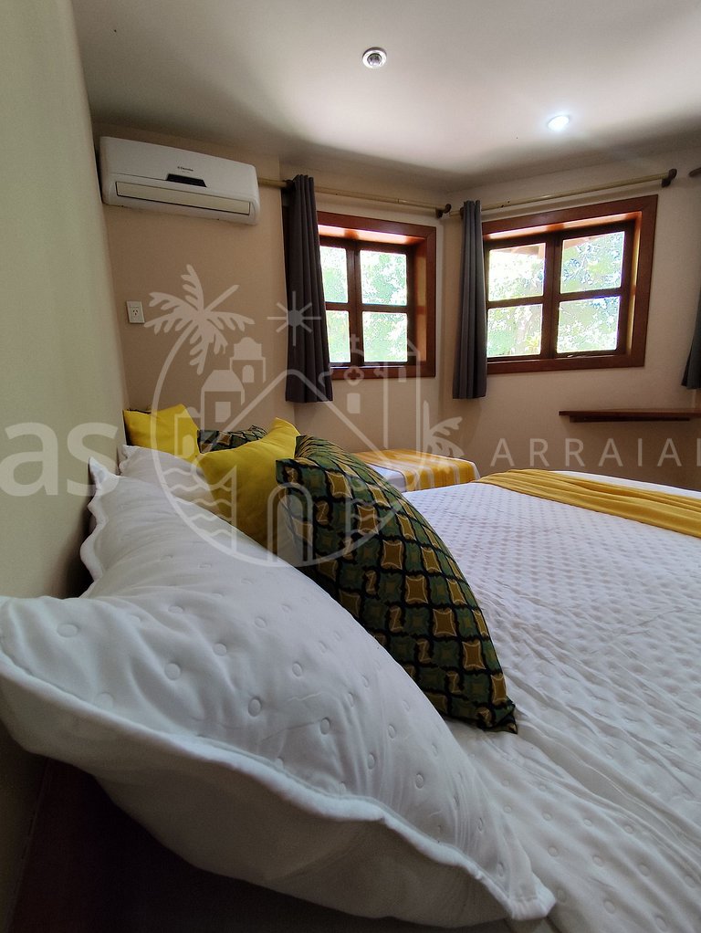 Casa Cacau - Pertinho da praia com piscina e churrasqueira