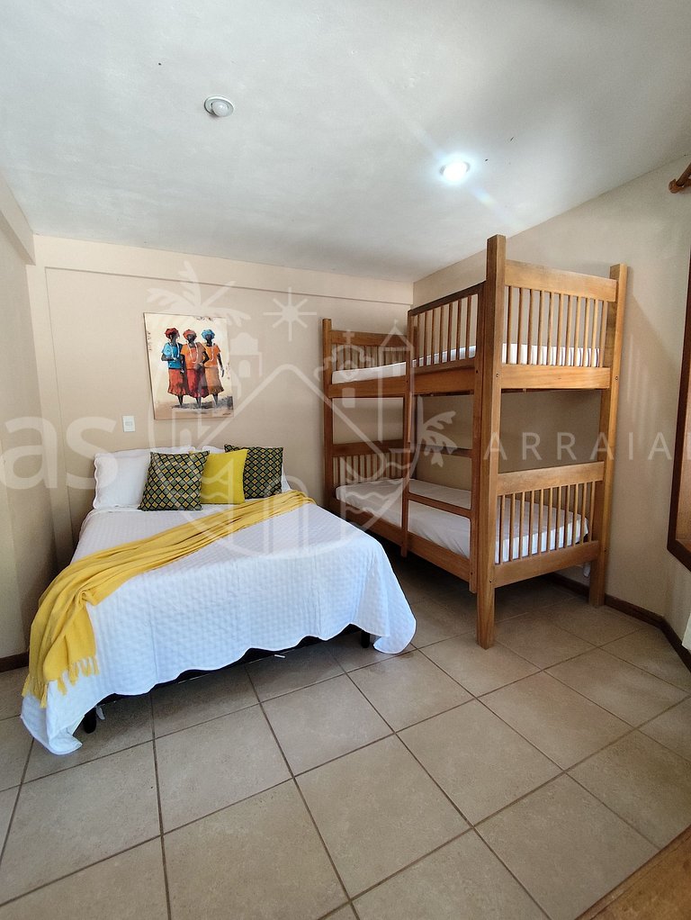 Casa Cacau - Pertinho da praia com piscina e churrasqueira