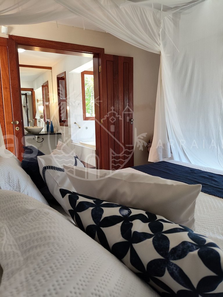 Casa Cacau - Pertinho da praia com piscina e churrasqueira