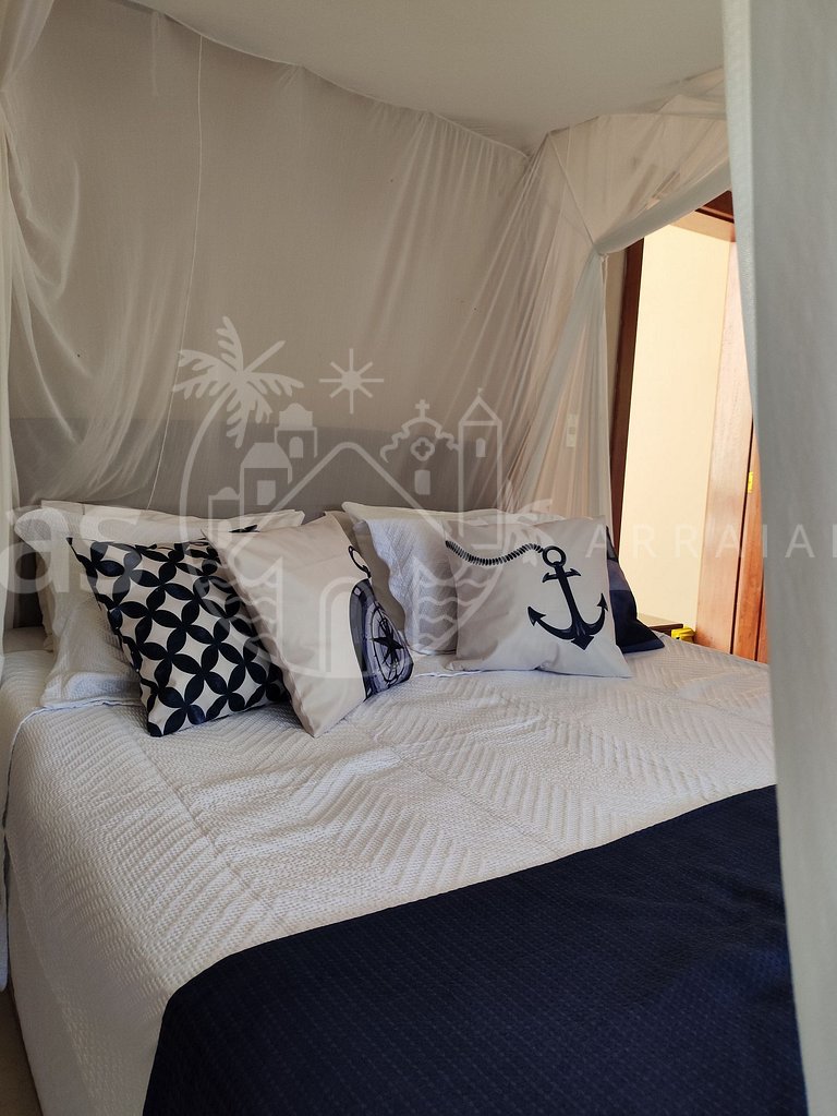 Casa Cacau - Pertinho da praia com piscina e churrasqueira