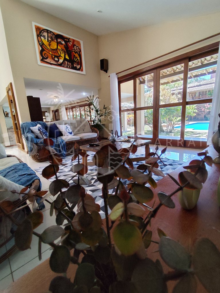 Casa Cacau - Pertinho da praia com piscina e churrasqueira
