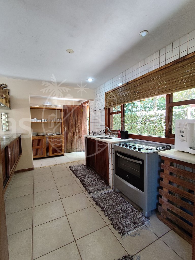 Casa Cacau - Pertinho da praia com piscina e churrasqueira