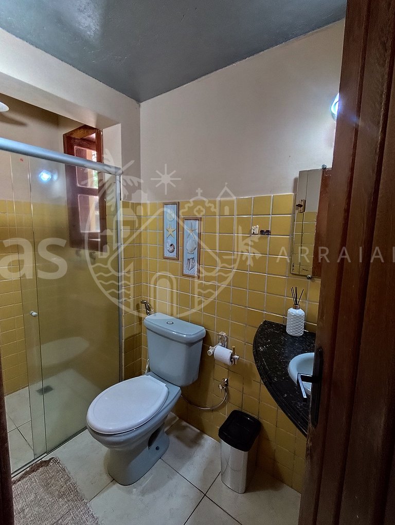 Casa Cacau - Pertinho da praia com piscina e churrasqueira