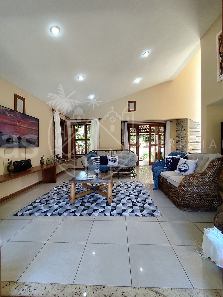 Casa Cacau - Pertinho da praia com piscina e churrasqueira