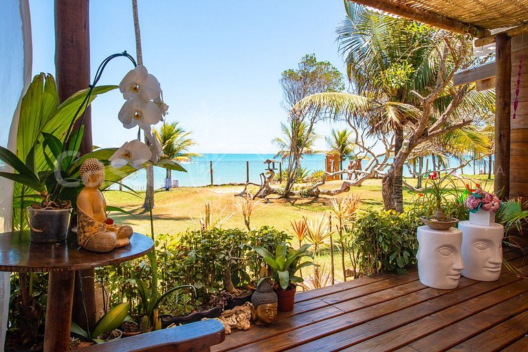 Casa Mar de Prata - Frente mar na praia de Pitinga
