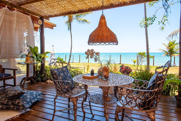 Casa Mar de Prata - Frente mar na praia de Pitinga
