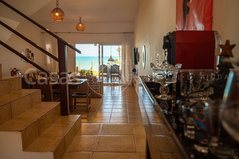Casa Mar de Prata - Frente mar na praia de Pitinga