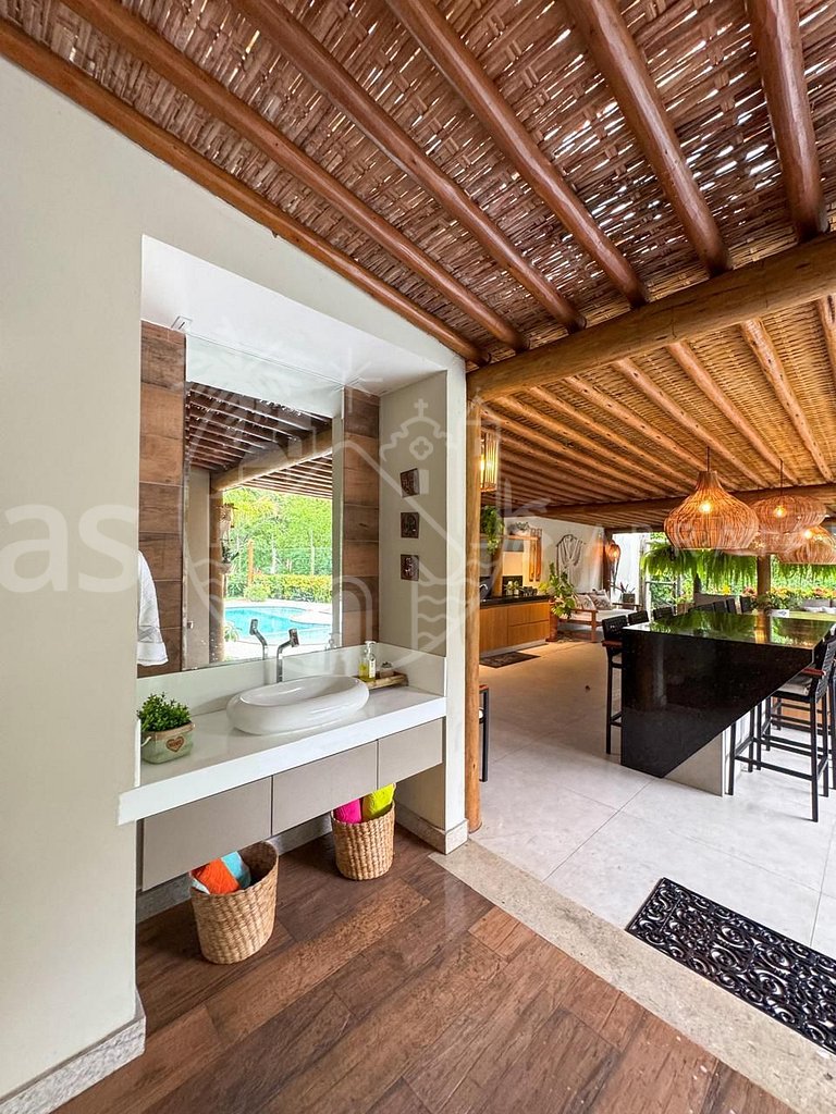 Casa das Plantas - Fantástica casa com linda piscina