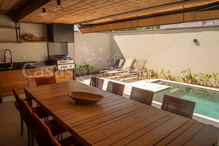 Casa Angatu - Piscina Exclusiva a 100m da praia