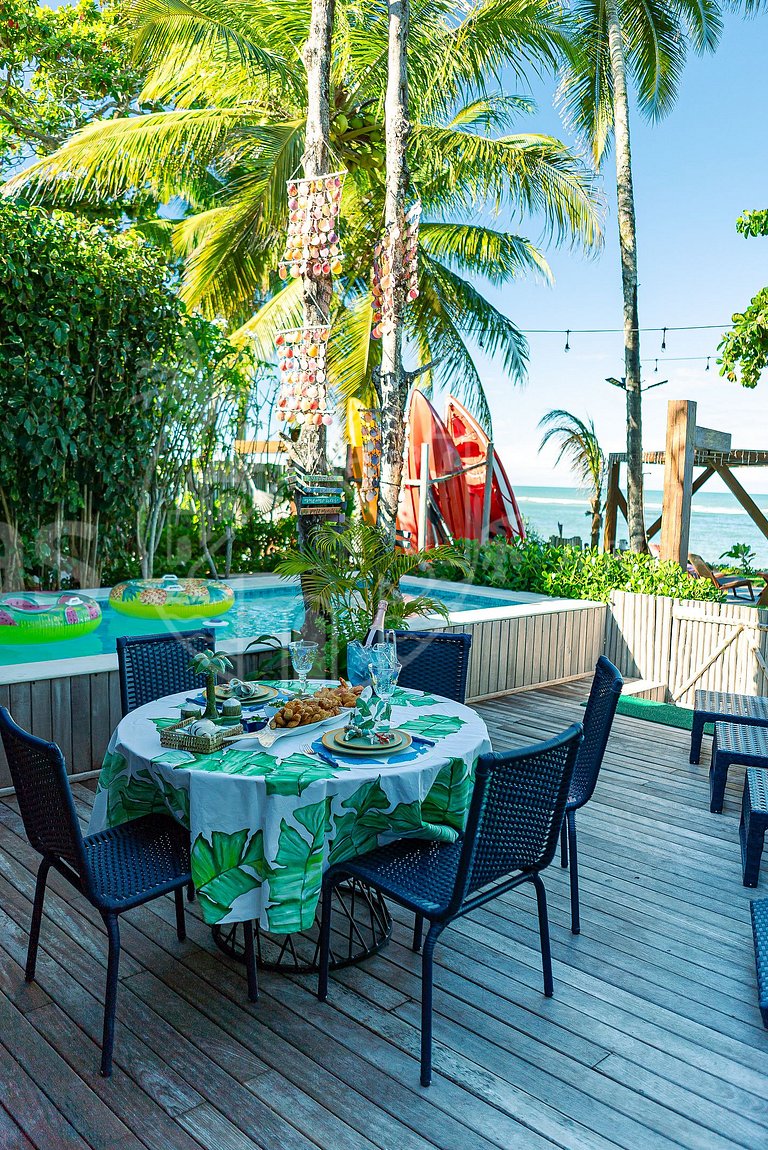 Casa Encantos do Mar - Piscina exclusiva Pé na Areia