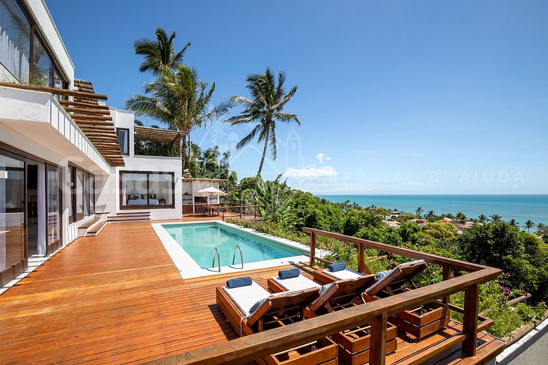 Casa Blanca Vista espetacular no coração do Arraial d'Ajuda