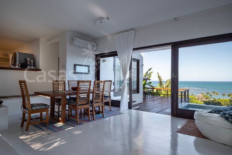 Casa Blanca Vista espetacular no coração do Arraial d'Ajuda