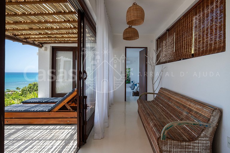 Casa Blanca Vista espetacular no coração do Arraial d'Ajuda