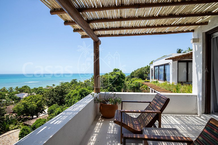 Casa Blanca Vista espetacular no coração do Arraial d'Ajuda