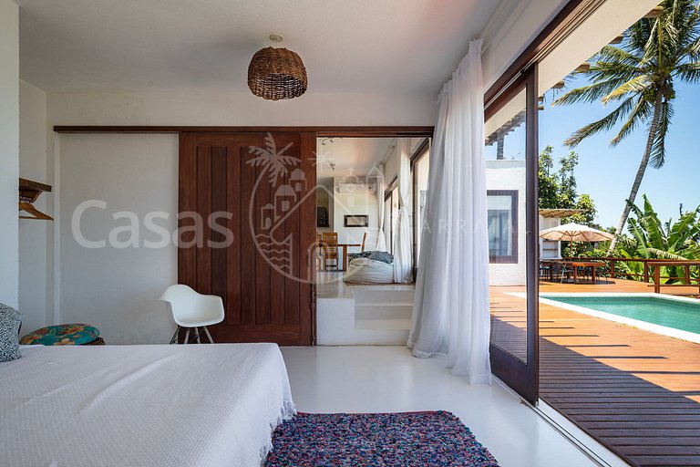 Casa Blanca Vista espetacular no coração do Arraial d'Ajuda