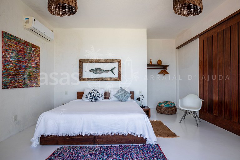 Casa Blanca Vista espetacular no coração do Arraial d'Ajuda