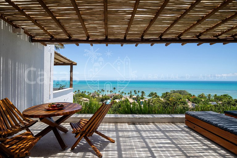 Casa Blanca Vista espetacular no coração do Arraial d'Ajuda