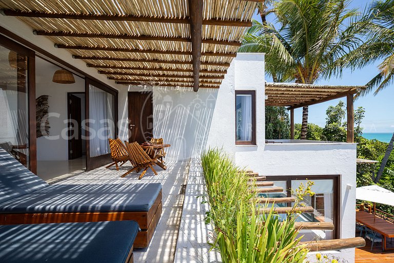 Casa Blanca Vista espetacular no coração do Arraial d'Ajuda