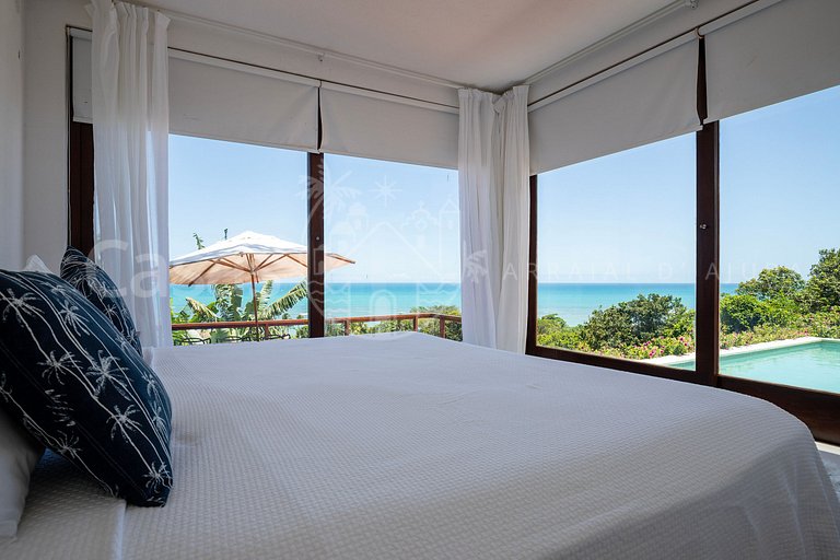 Casa Blanca Vista espetacular no coração do Arraial d'Ajuda