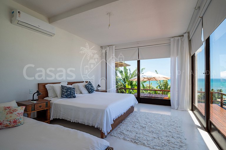 Casa Blanca Vista espetacular no coração do Arraial d'Ajuda