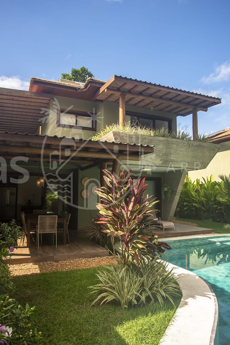 Casa Jardim - Conforto a 200m da Praia de Araçaípe