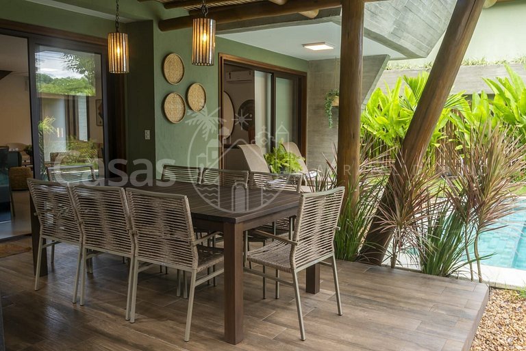 Casa Jardim - Conforto a 200m da Praia de Araçaípe