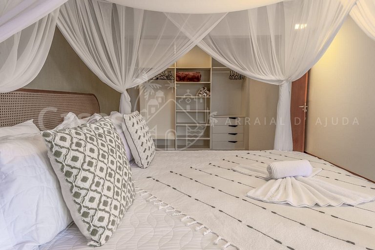Casa Jardim - Conforto a 200m da Praia de Araçaípe