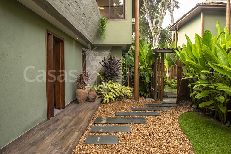 Casa Jardim - Conforto a 200m da Praia de Araçaípe