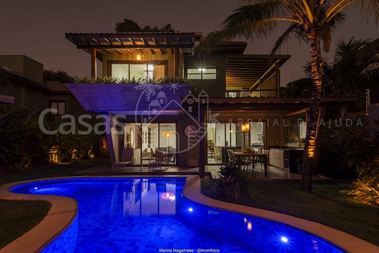 Casa Jardim - Conforto a 200m da Praia de Araçaípe