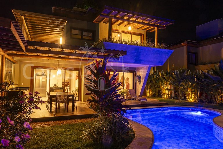 Casa Jardim - Conforto a 200m da Praia de Araçaípe