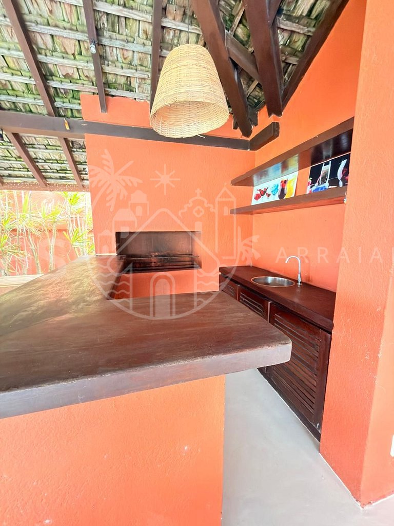 Villa Terracota - Pé na areia na Praia de Araçaípe