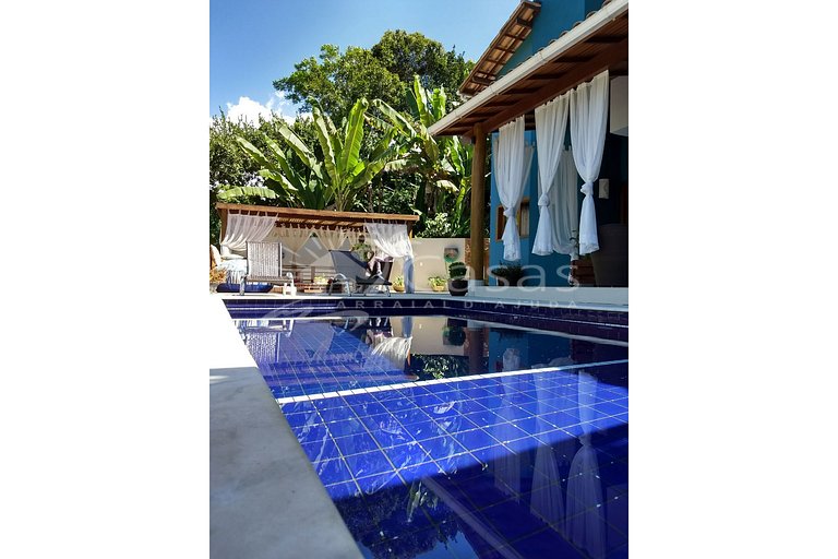 Casa Azul - Linda propriedade com piscina exclusiva no centr