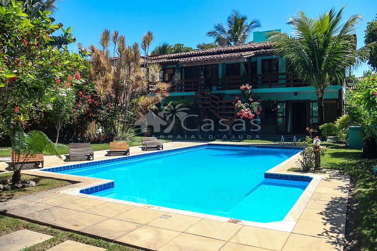 Casa Cacau - Seis quartos e maravilhoso jardim com piscina